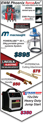 Alemlube, 1-11, Tradequip, Uni-Mig Welding